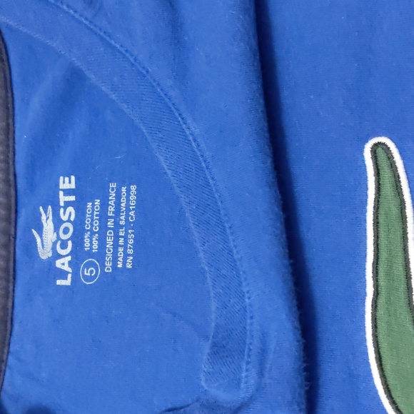 Lacoste Embroidered Crocodile T-Shirt - Picture 2 of 2